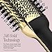 HOT TOOLS 24K Gold Blow Dryer Brush - Hot Air Brush for Salon-Worthy Volume in One Step - Volumizer with 24K Gold Technology for Fast Styling & Long-Lasting Results