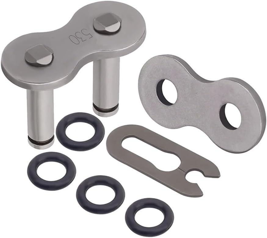 Compatible with Motorcycle Drive Chain O-Ring 428 520 525 530 Detachable Buckle Easy Installation Links Joint Clip Accessories part(428 Chain Buckle)