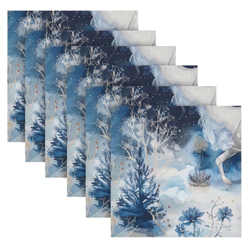 Servilletas de Tela Multicolor Pack x6 20x20 in miniatura 2