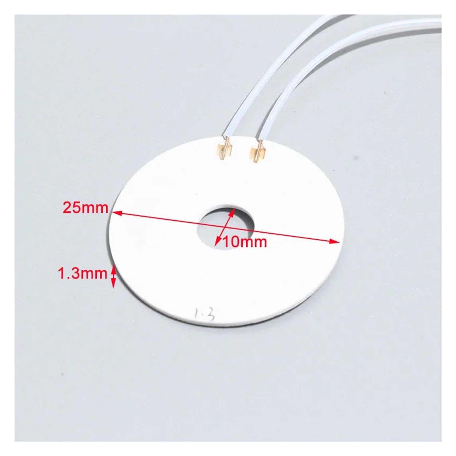 25 mm Außendurchmesser MCH Keramik-Heizring, Hochtemperatur-Aluminiumoxid-Heizelement for Kosmetikgeräte (3,7 V–36 V), 1 Stück(12V 7W 150C)