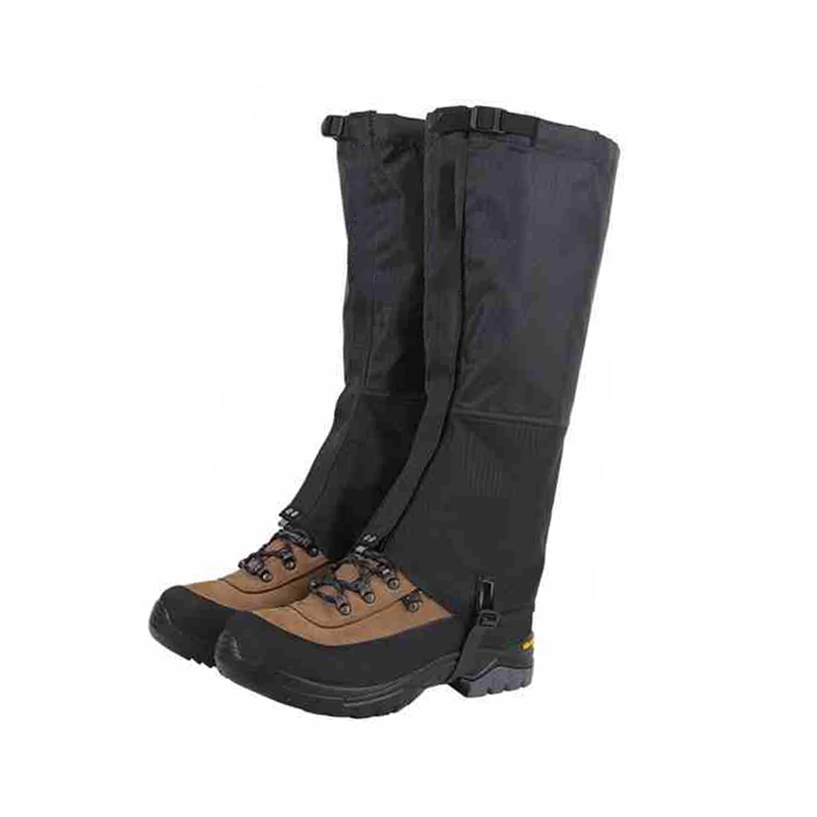 Pogrubione getry turystyczne, regulowane legginsy unisex osłona na nogi okłady getry, odpowiednie do wspinaczki górskiej, wspinaczki, polowania, narciarstwa