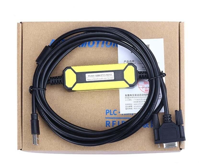 USB-2711-NC13 Applicable Touch Screen Programming Cable AB Series Data Download Cable Economy (Black)