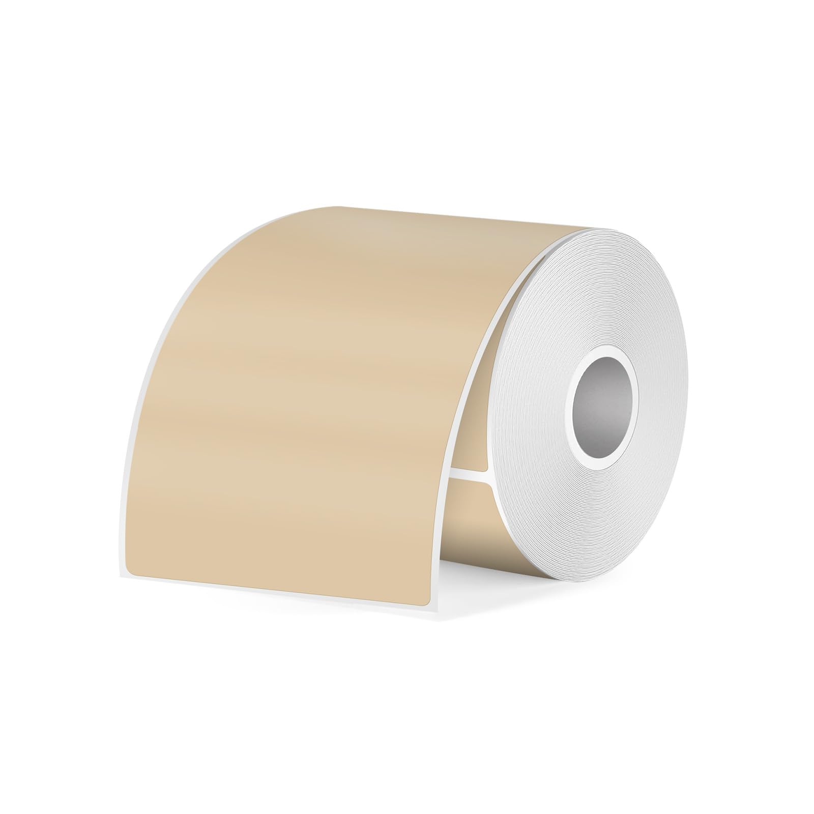 Étiquettes Thermiques Marron 50x80mm Vinyle Imperméable Compatibles M110 M220 - 100 Pièces Autocollantes Imprimables