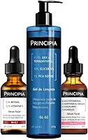 PRINCIPIA, Kit Gel de Limpeza Facial GL-02 + Mix-03 + Retinol