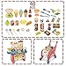 Supermarket Play Set Toy, Mini Dessert Shop Play,Toy Store Pretend Food, W/Shopping Cart for Kids Toddler, Unisex Age 3 4 5 Years.