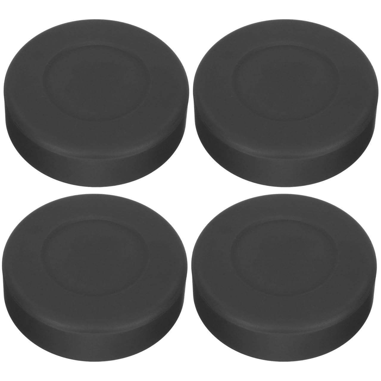 VANZACK Eishockey Pucks, Inline Hockey Puck Street Hockey Puck Spiel Trainings Pucks Gummi-Trainingspucks für Kinder und Erwachsene 4 Stück