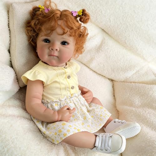 Anano Muñecas Reborn Realistas Niña, 18 Pulgadas Realista Bebe Muñecas De Cuerpo Completo De Vinilo Parece Bebé Real, Parece Un Juguete Real para Niños