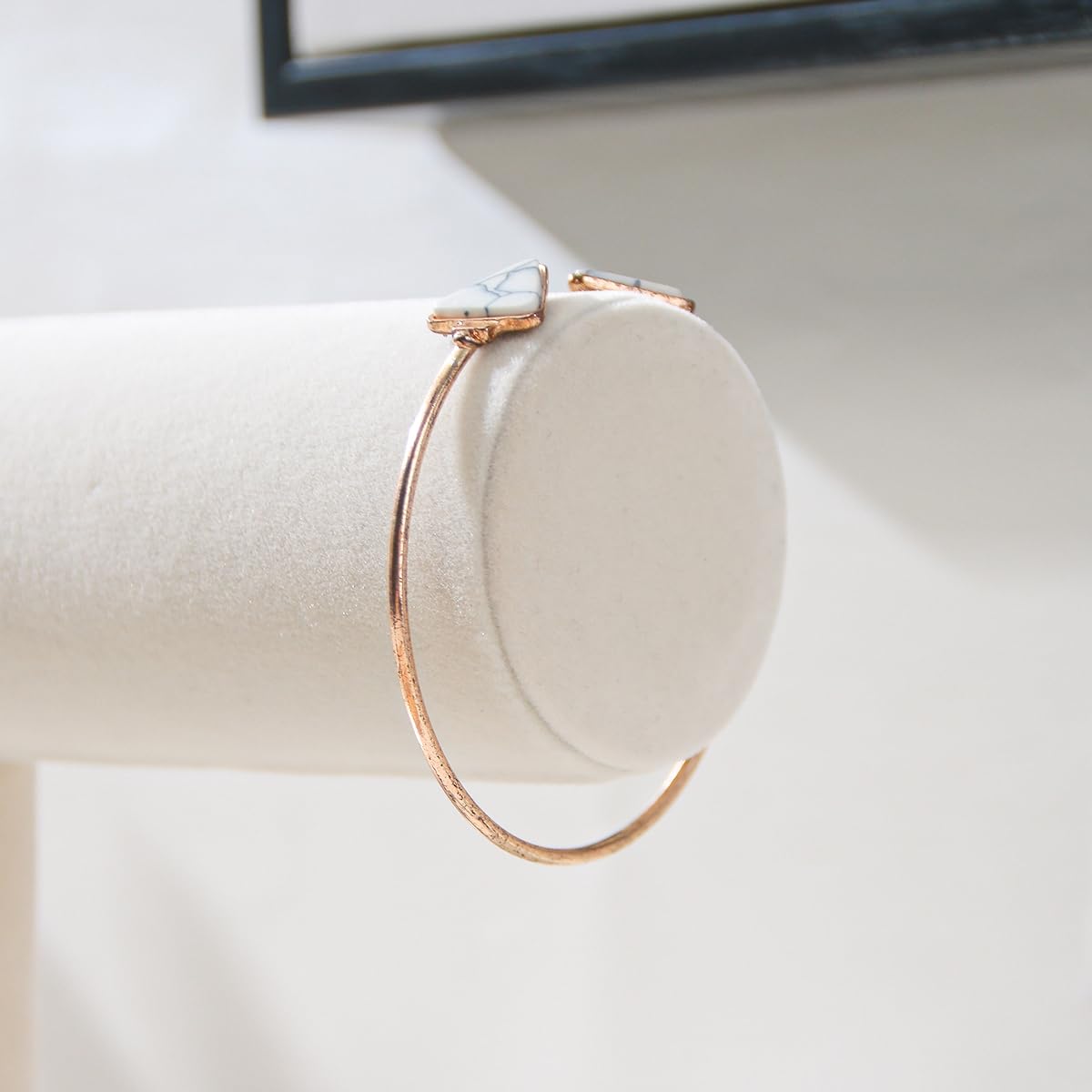 Espositore in legno per orologi e gioielli - Supporto organizer a T per braccialetti, collane e catene - Espositore per orologi e gioielli - Vetrina