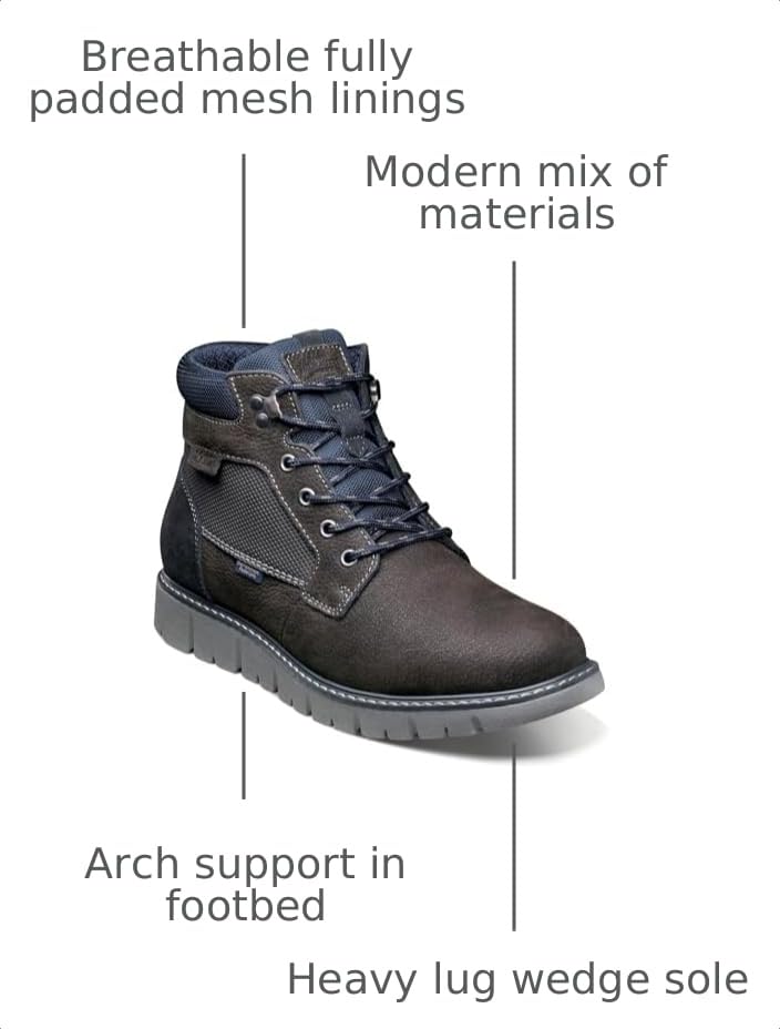 Image of Nunn Bush Karnak Plain Toe Boots Chukka