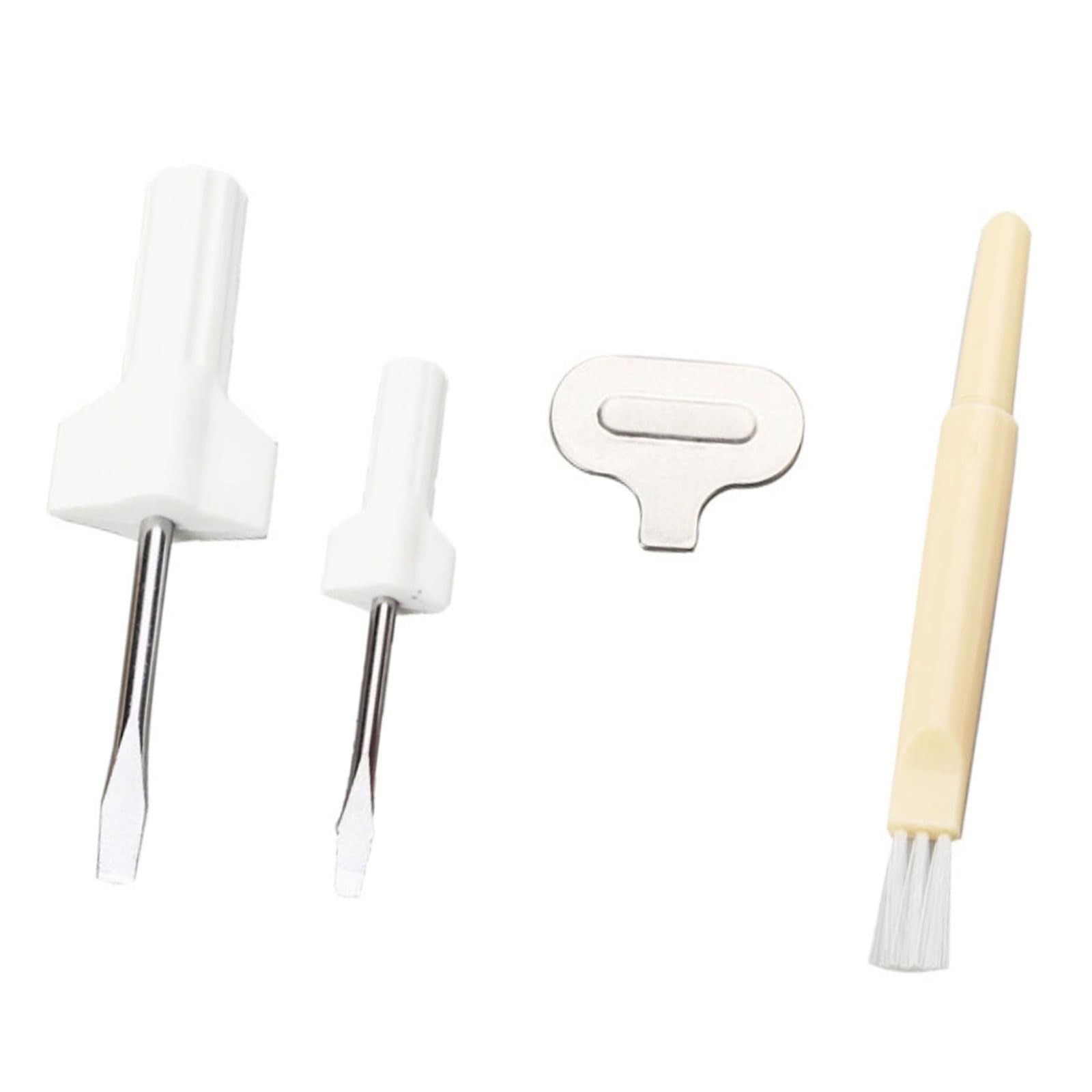 Buxuaaaa Complete Sewing Maintenance with Double Ended Brushes Bent Tip Tweezers Head for Use Sewing Machine Cleaner