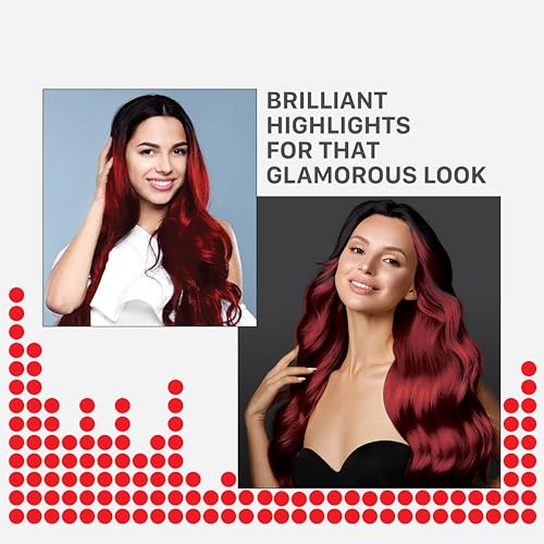Image of Streax Hair Colour Highlight Kit | Scarlet Red - Pack of 1 | Enriched With Walnut & Argan Oil | For Women | Rich, Vibrant, Easy to Use, DIY Application