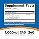 Nutricost Milk Thistle 250mg (1000mg Equivalent), 240 Vegetarian Capsules - 4:1 Extract - Non-GMO and Gluten Free