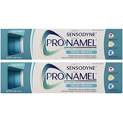 Sensodyne Pronamel Toothpaste, Fresh Breath, 4 Ounce (Pack of 2)