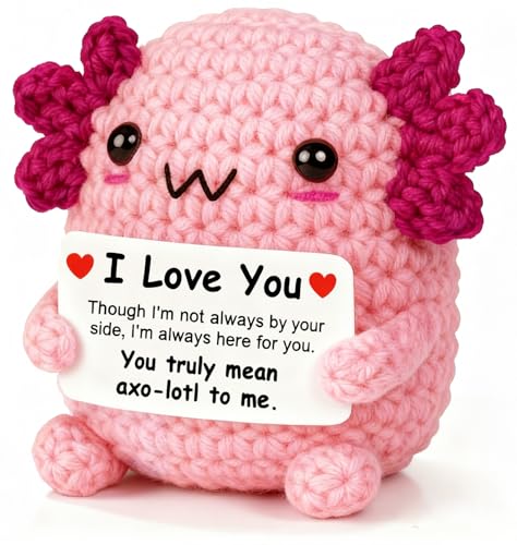 Krinisou I Love You Gifts for Her or Him, Long Distance Relationship Gifts for Girlfriend Boyfriend, Small Cute Romantic Anniversary Birthday Presents for Couple