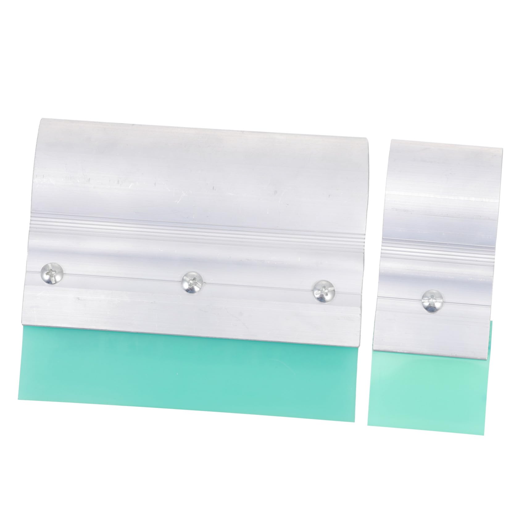 Raclette de sérigraphie Hohopeti lot de 2 raclettes en aluminium et caoutchouc 5 cm et 15 cm