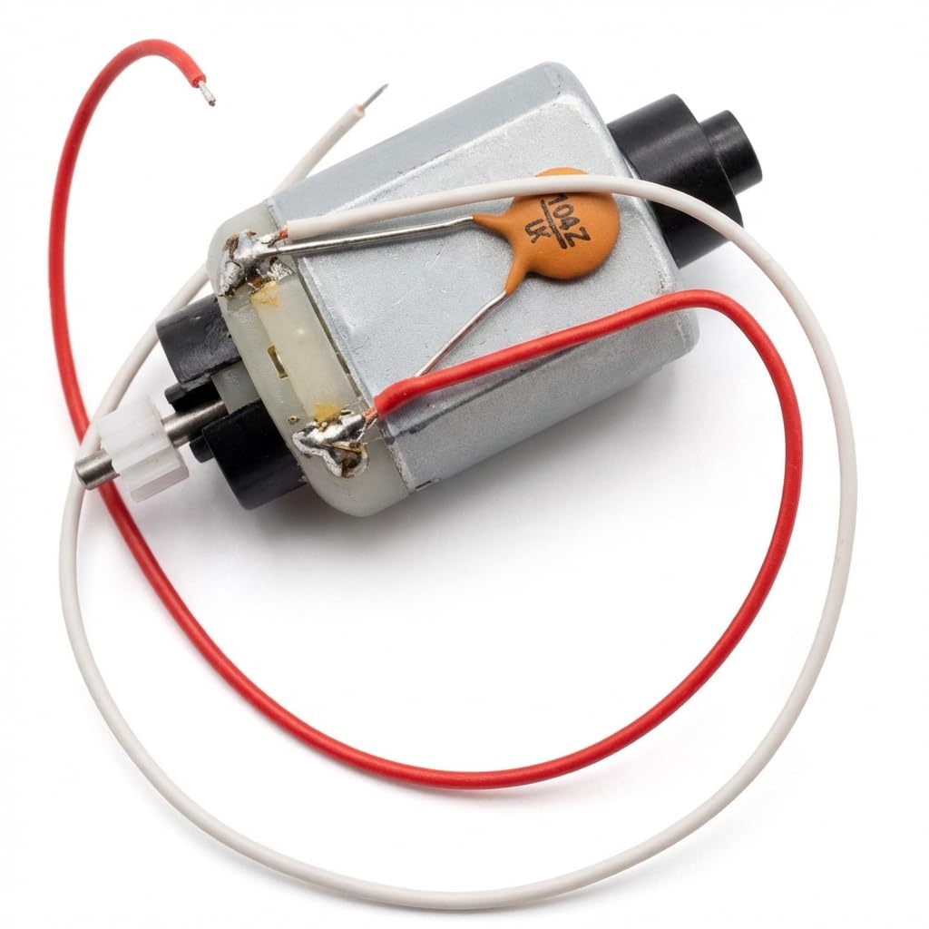 – SSC Slot Car In-Line Car Motor with Johnson Mounts 22000 RPM Compatible for Scalextric Slot Car Models, Spares, DIY Toy Part Accessories