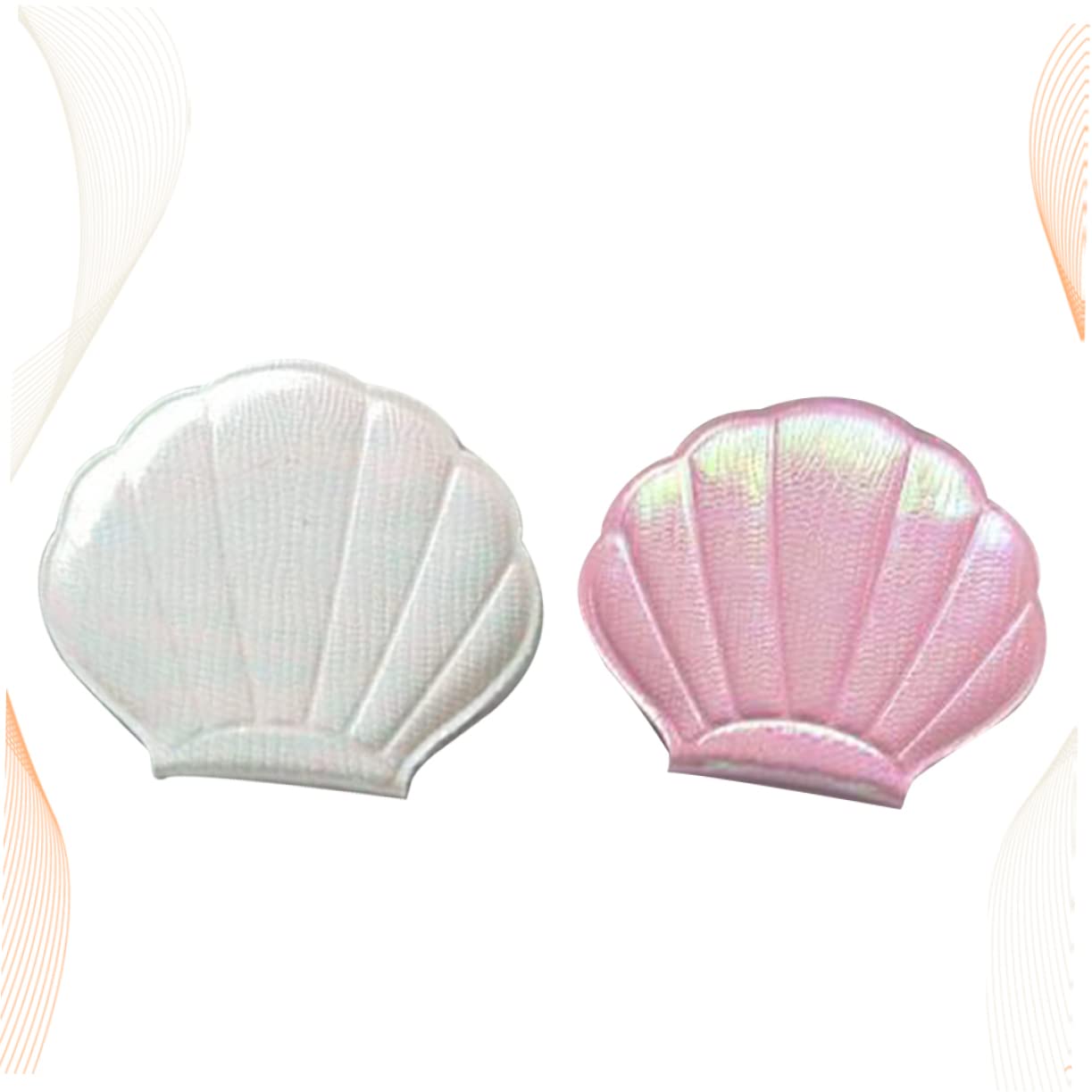 FRCOLOR 3 Set Piccolo Specchio Pieghevole Doppio Lato Ingrandimento Trucco Portatile Compatto Specchio Luminoso Per in Movimento 2 Pezzi * 3
