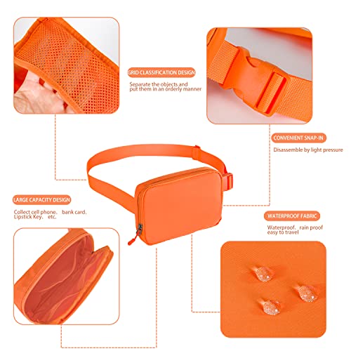 Image of Belt bag Fanny pack crossbody bags for women Everywhere belt bag (Orange)