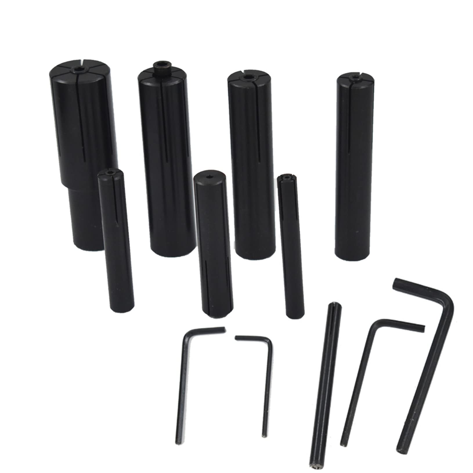 Juego de 8 mandriles expansivos, mandriles de fresado de torno de alta precisión de 1/4 a 1-1/4 pulgadas