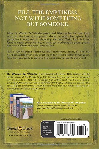 image for David C Cook Be Real (1 John): Turning from Hypocrisy to Truth (The BE