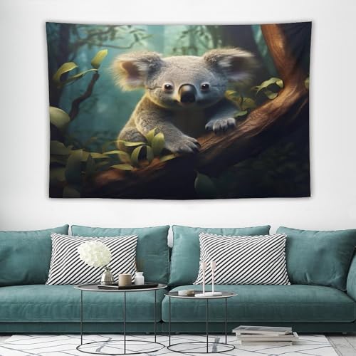 Tenture murale koala grand format pour cacher un mur ab&icirc;m&eacute; - 7