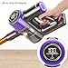 JASTIP Cordless Vacuum Cleaner, 550W/45Kpa Smart Cordless Stick Vacuum with Touch Screen, 55 Mins Runtime, Strong Suction & Lightweight Vacuum Cleaners for Home, Pet Hair,Carpet,Hard Floor