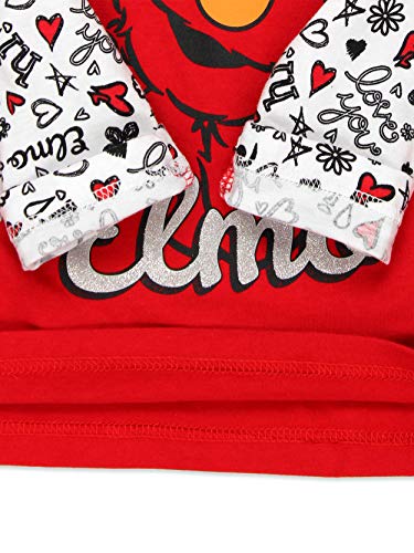 Sesame Street Elmo Girls’ Long Sleeve Shirt For Infant And Toddler – Red #TOP6