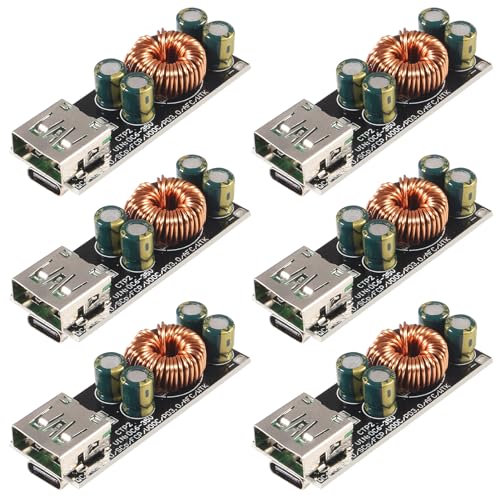 ACERMIC DC to USB Type C Step-Down Power Module (6-35V, 60W) – 6 pack.