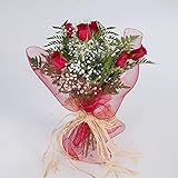 un ramo de rosas rojas para una amiga Elige el dia de entrega, de lunes a sabado en toda la peninsula. No entregamos domingos ni festivos. Para entregas lunes tiene que hacer el pedido antes del sabado a las 10 horas