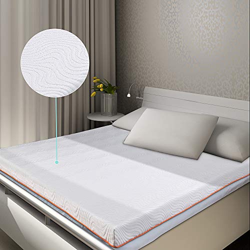 Aimlog - Topper per materassi da 180 x 200 cm, in