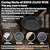 HONG JIANG WOK 9 Inch Pre-Seasoned Cast Iron Skillet, ICH Technique, Thicker and Taller, Deep Frying Pan with Unique Tortoise Pattern for All Cooktops & Oven Safe #5