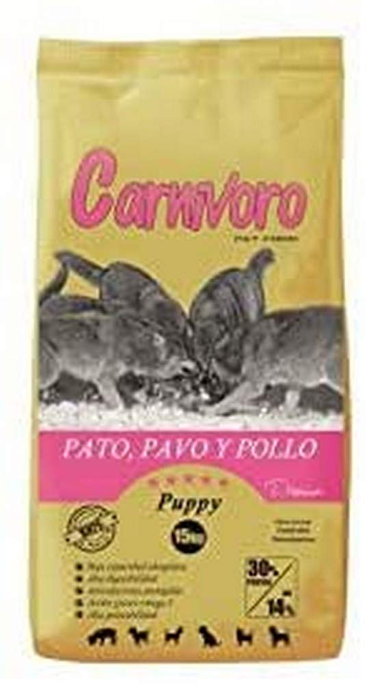 CARNIVORO Puppy Pato,Pavo,Pollo 15 kg