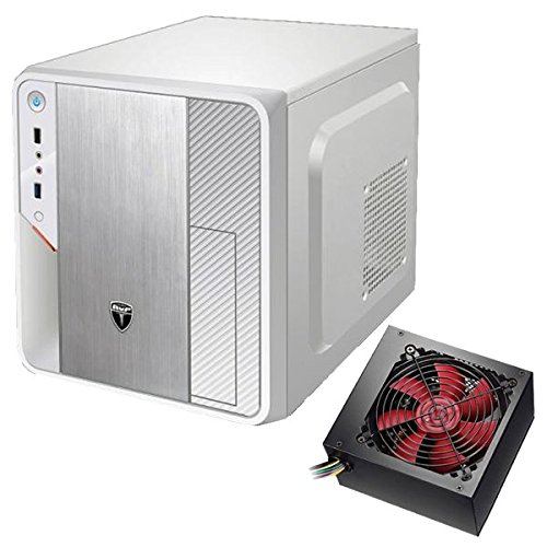 AvP Hyperion White mATX USB 3.0 Cube Computer Case inc 750w PSU