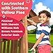 Creative Playthings Spring Hill Wooden Swing Set with Monkey Bars (Made in The USA), Includes Kids Climbing Wall, Monkey Bars, Playground Swings and Slide,15 x 20 x 11 ft