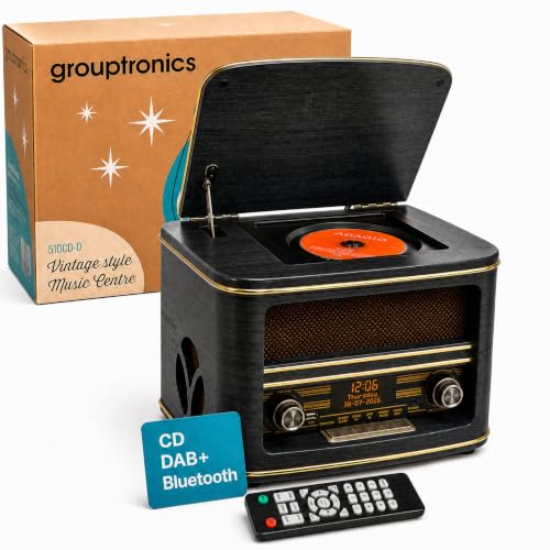 Image of Grouptronics Sonata DAB+ Radio CD Player with Bluetooth & Remote - Black