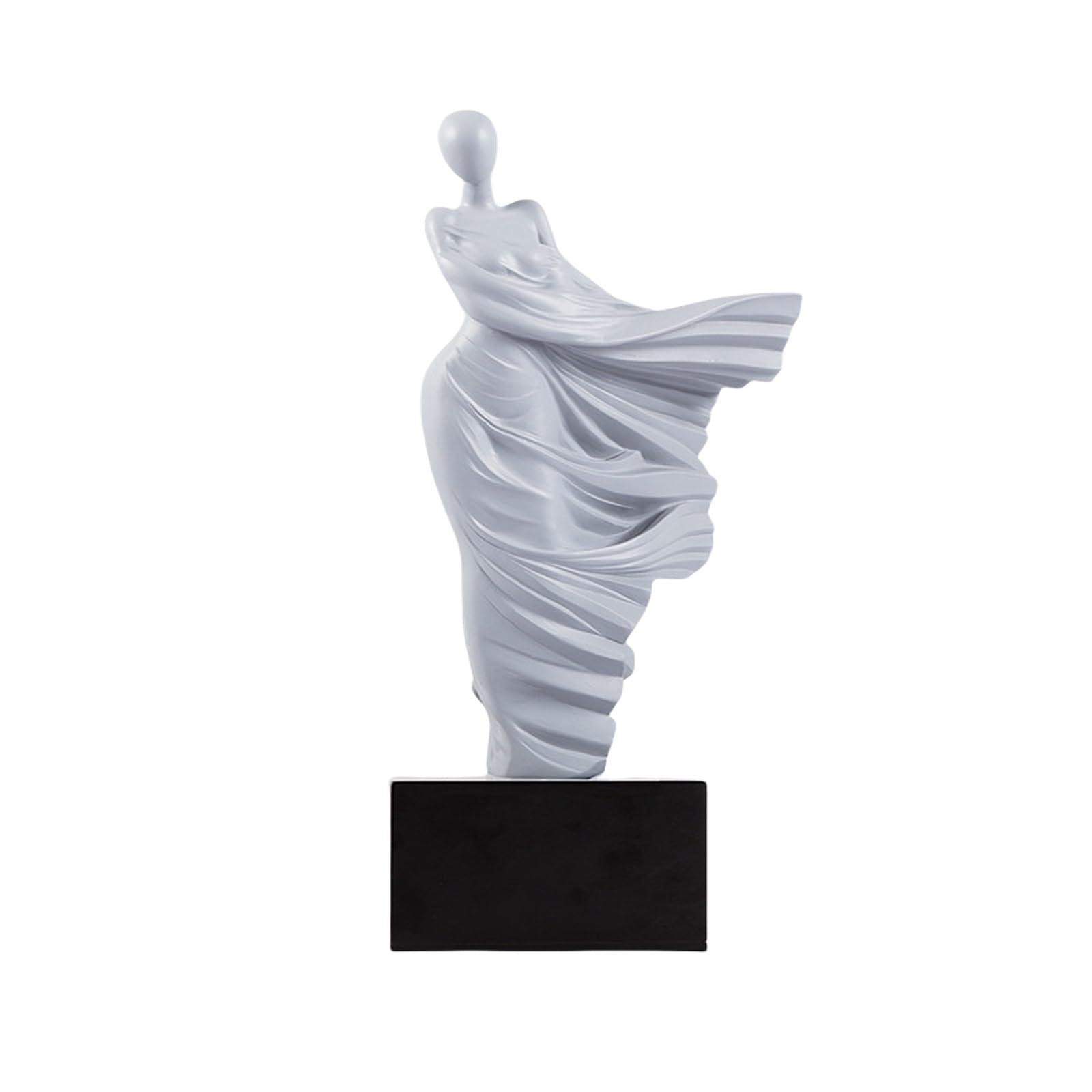 Amazon.co.jp: 抽象アート女性彫刻、ボディアート彫刻装飾品、樹脂女性 