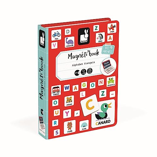 Janod - Magneti'Book Cuentos - Juego Educativo Magnético de 40 Piezas - Desarrolla la Motricidad Fina y la Imaginación - A partir de 3 Años, J02588