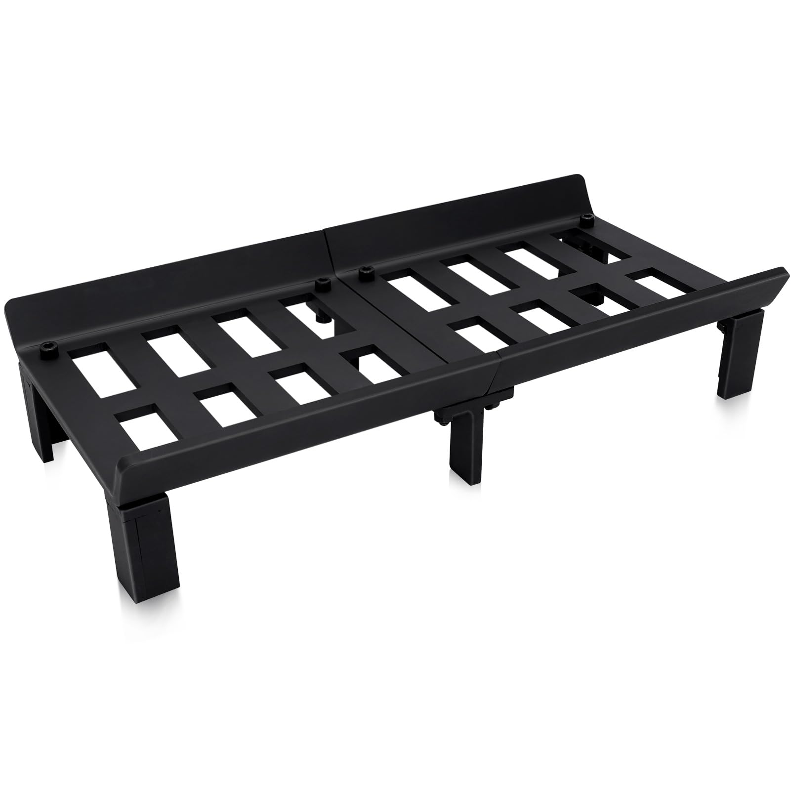 Fireplace Grate 20inch - Wood Stove Grates Heavy Duty | Fireplace Log Holder | Firewood Log Burning Wrought Iron Rack | Fire Pit Tray for Indoor Chimney Hearth & Outdoor Kindling Tool-image-12