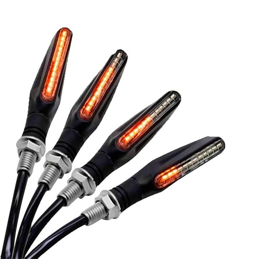 Amazon | ウインカー バイク LED ウインカー 流れるウィンカー 4