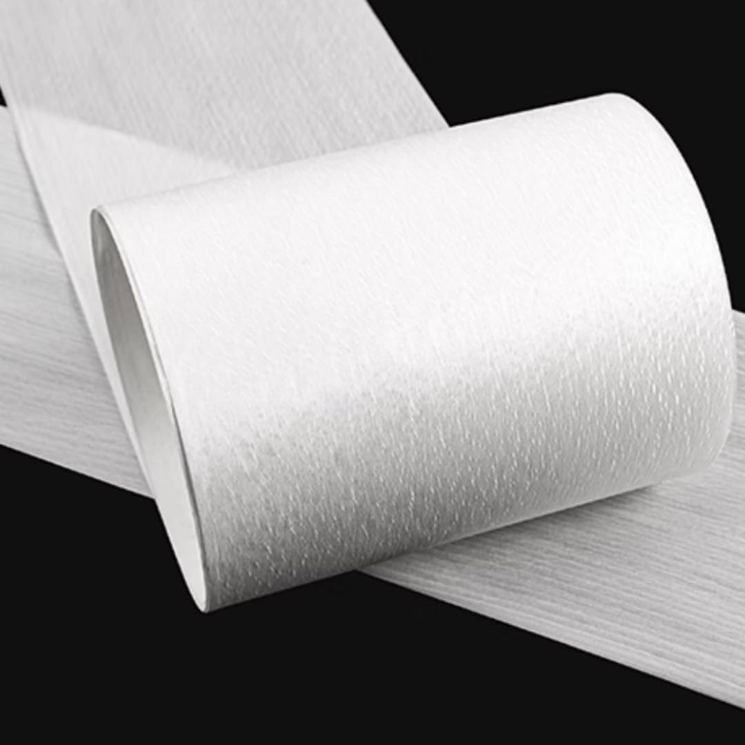 Hoja de chapa de madera maciza de haya blanqueada de grano recto, grosor: 0,2 mm - 2,5 x 0,18 m, ideal para múltiples proyectos de decoración