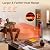 EAST OAK Patio Heater, 1500W Outdoor Indoor Electric Infrared Heater, Radiant Tower Heater with Remote, Waterproof, Tip-Over & Overheat Protection, Portable Space Heater for Garage, Backyard, Decks