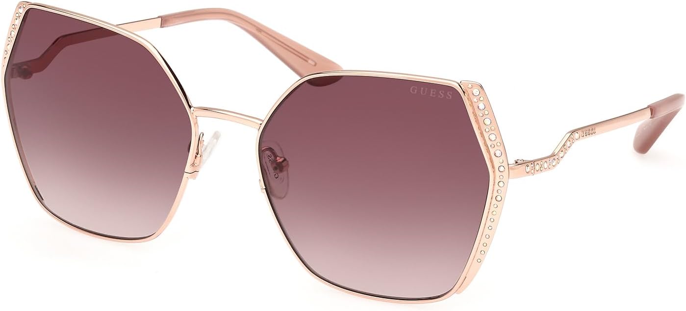 GUESS Geometric Stone Sunglasses
