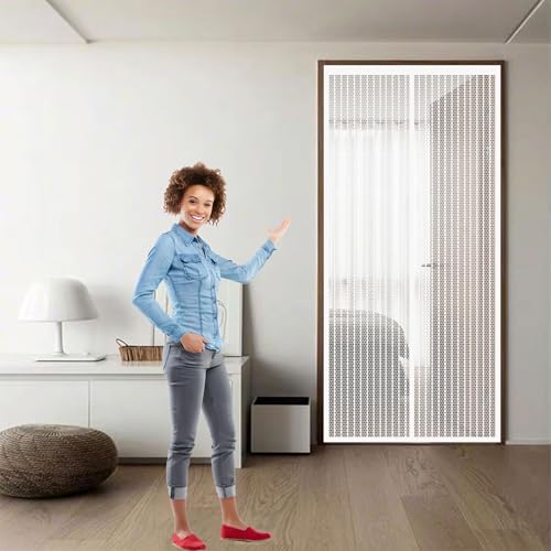 ���֖Ԍ� �}�O�l�b�g�Ԍ� 82 x 230 cm �J���ȒP�������J�[�e�����C�΍􌺊֎����ŕ܂鎩���ł܂�ȒP���t���h�A�x�����_�q�������������K�p, �z���C�g