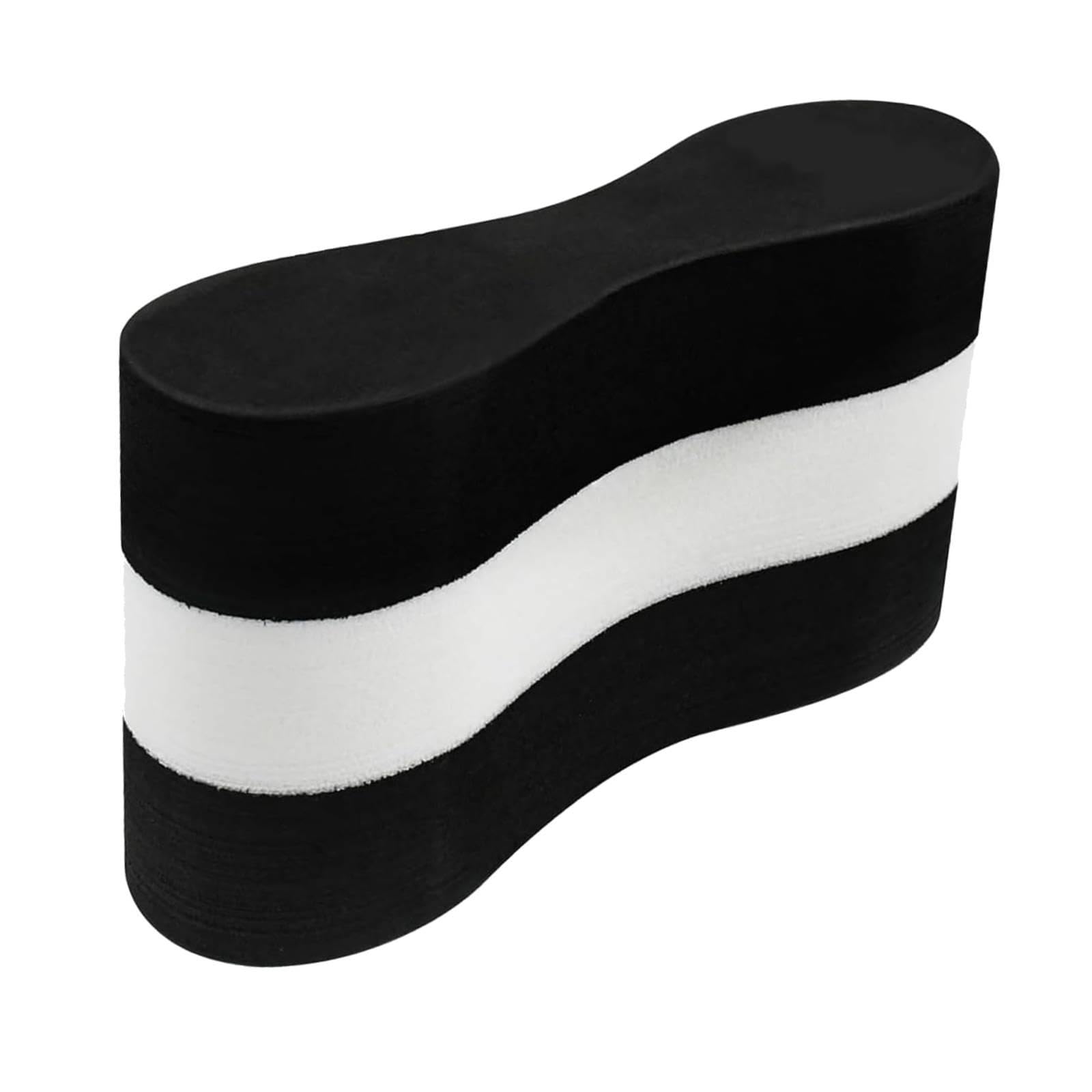 Pull Buoy Leg Float Buoyancy Youth Shape Strength Training Swimming Kickboard Black White-image-2