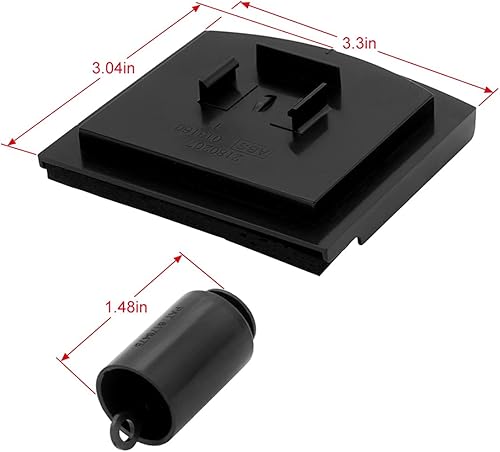 Miniatura 4 de Siwdoy 8201756 Kit de puerta dispensador de hielo para refrigerador compatible con refrigeradores Whirlpool que reemplaza AP3872692, 1164531,