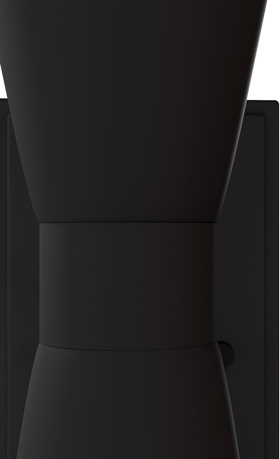 Hunter - Zola 2-Light Matte Black, Small Sconce Light, Dimmable, Formal Style, for Bedrooms, Kitchens, Foyers, Bathrooms - 19826