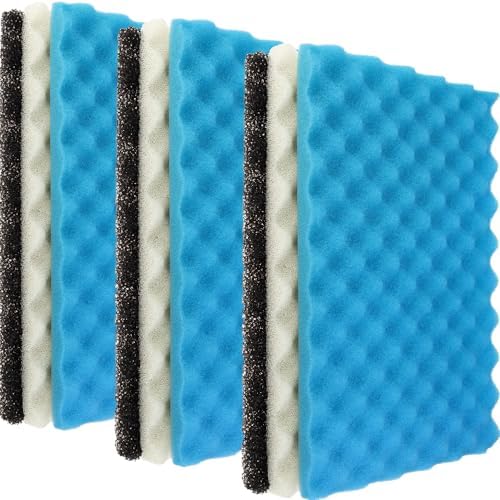 LTWHOME Fish Pond Foam Filter Sponge Set 430mm X 280mm 3 Grade Media,17