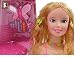 Allkindathings Niños Niñas Pelo Estilo Sueño Muñecas Cabeza Juego Conjunto con Accesorios