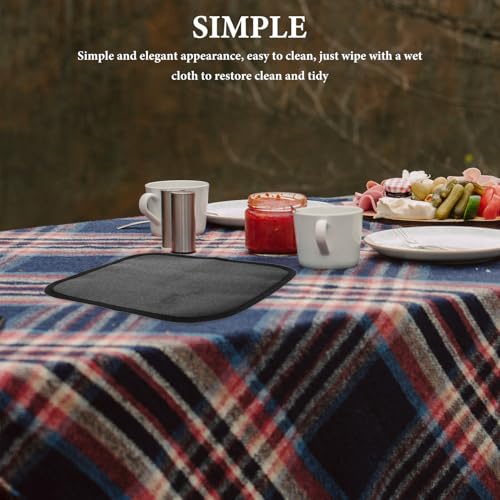 IMIKEYA 防火? 厚手耐火屋外用マット 防水耐熱デッキ パティオ 用 焚き火台保護マット 繰り返し使用可能で簡単清掃