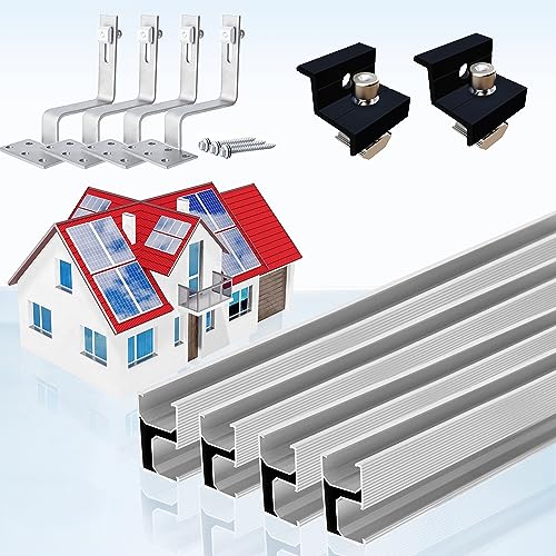 Warmfay Solar Halterung Ziegeldach Set für 1 Module